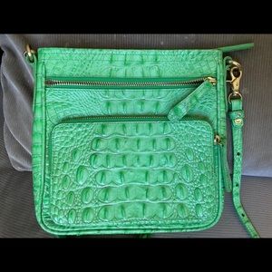 Brahmin Cleo Melbourne crossbody bag in Jadeite.